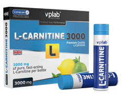 Жидкий л-карнитин в ампулах L-Carnitine 3000 фирмы VP Laboratory