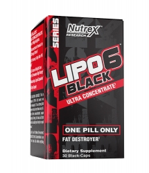 Жиросжигатель Lipo-6 Black Ultra Concentrate фирмы Nutrex