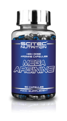 Аргинин в капсулах Mega Arginine фирмы Scitec Nutrition